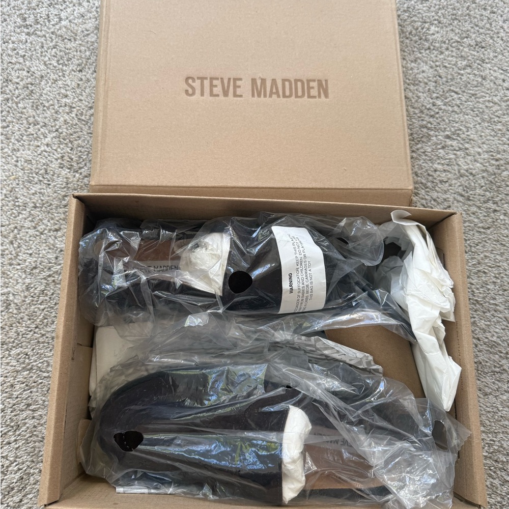 Steve Madden Dark Brown Suede Loafers - Picture 7 of 7